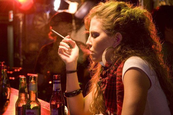 Meissa Hampton - On the set of 'Pause'