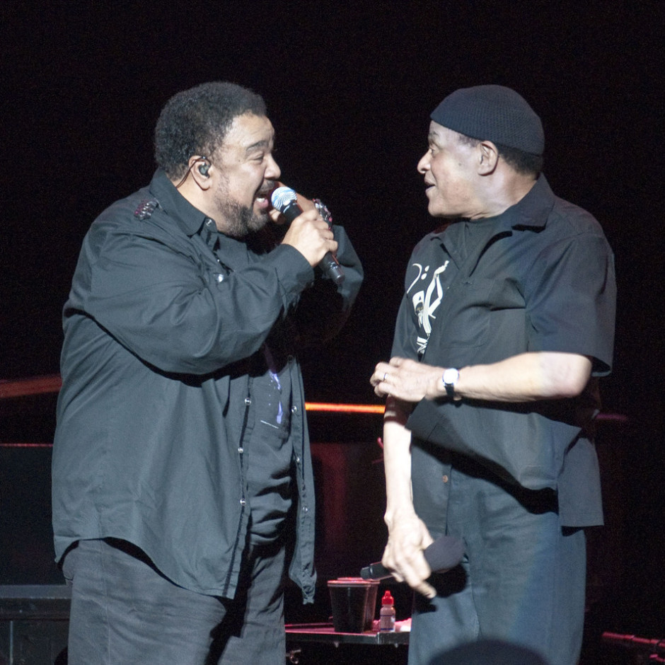 Friends for life: Al Jarreau and George Duke share the stage years after both hit it big.