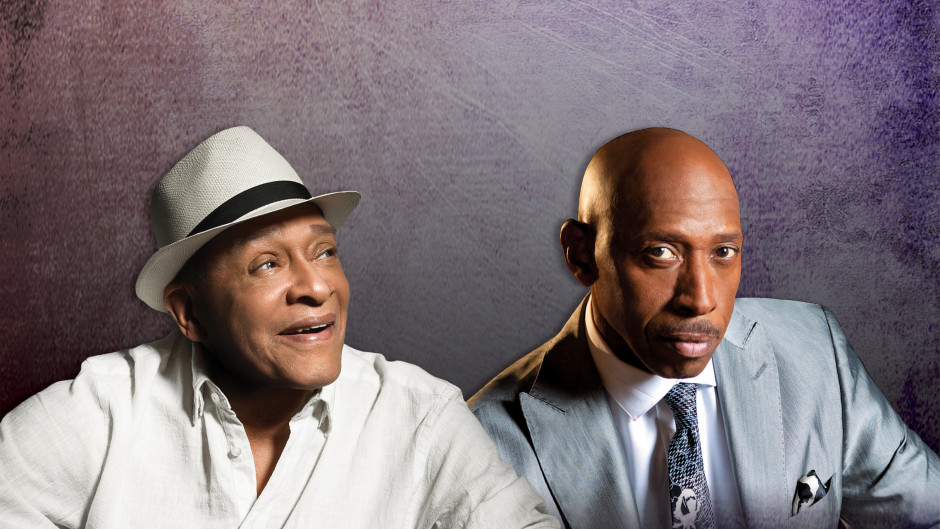 Al Jarreau with Jeffrey Osborne, who appeared on 'My Old Friend - Celebrating George Duke'