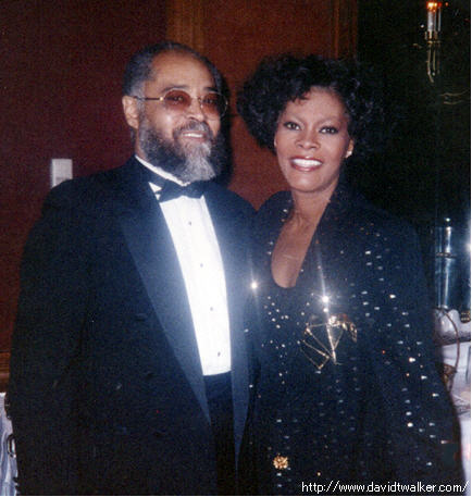 David T. Walker and Dionne Warwick (1991) Photo courtesy of David T. Walker