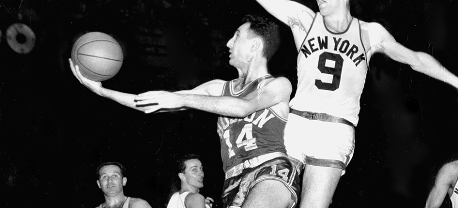 Cousy, who grew up in a New York ghetto, would later return to play his hometown Knicks.
