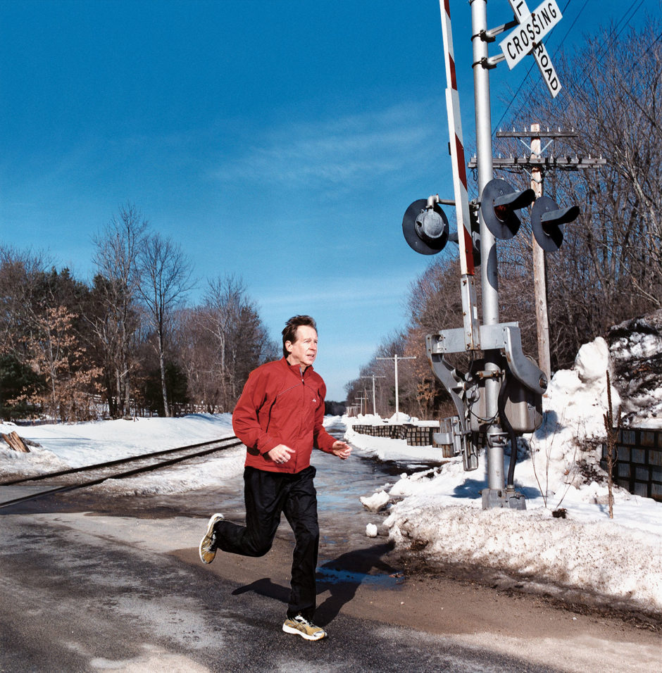 On the run - Rodgers may run slower these days, but he's always on the go.